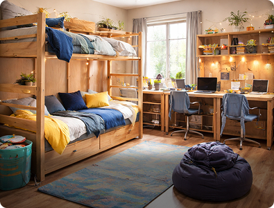 PG & Hostels